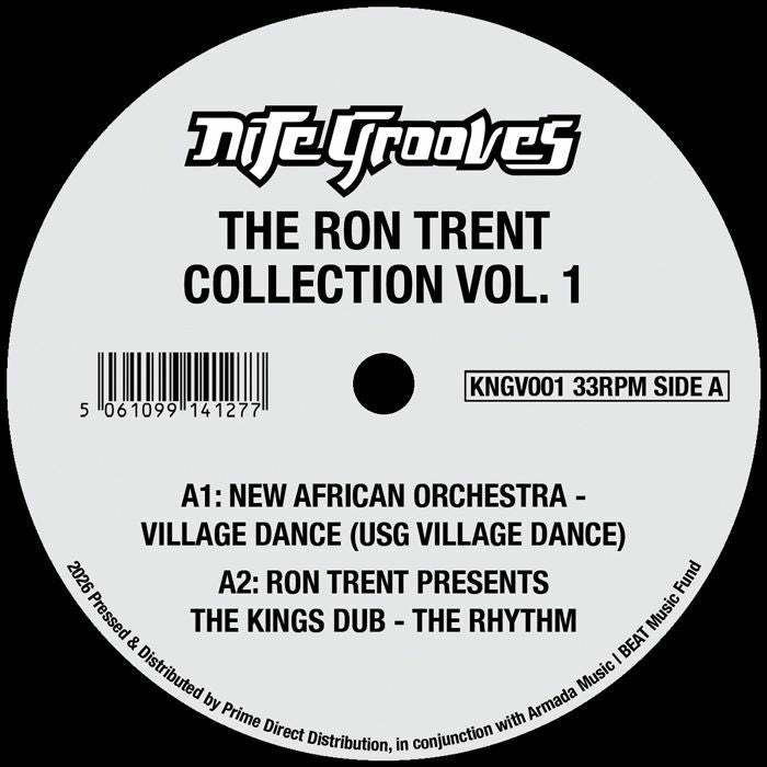 New African Orchestra / Ron Trent / The Kings Dub / Lost Tymeez – The Ron Trent Collection Vol 1 (12", NiteGrooves, 2026) Front Cover