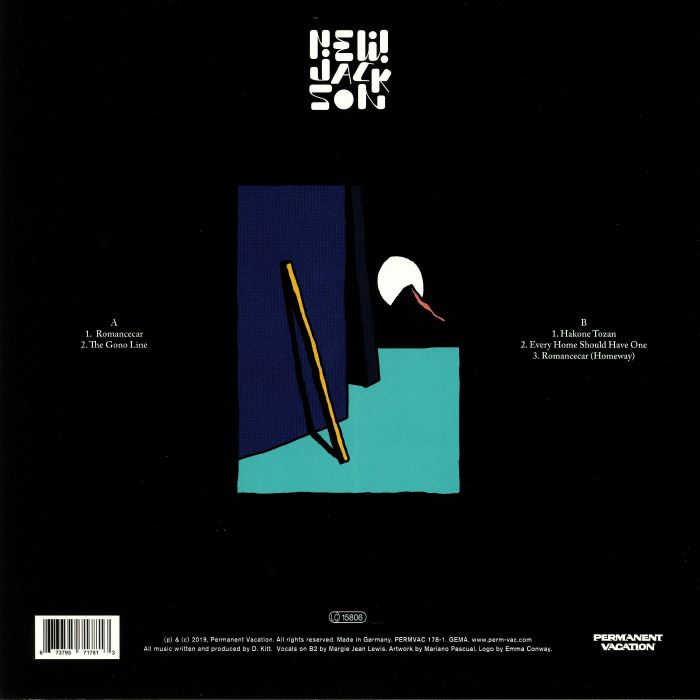 New Jackson – Hakone Tozan (12", Permanent Vacation, 2019) Back Cover