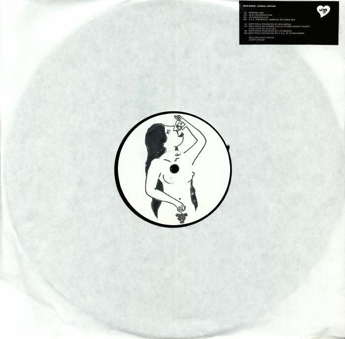 Nico Brun – Casual Affair (12", Limited, LOVEiT, 2018) Front Cover