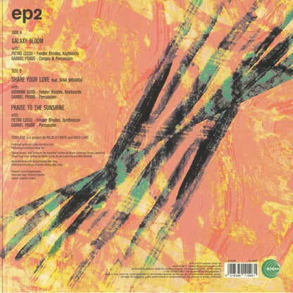 Nicola Conte Nico Lahs Tema Due – EP2 (12", Schema, 2025) Back Cover