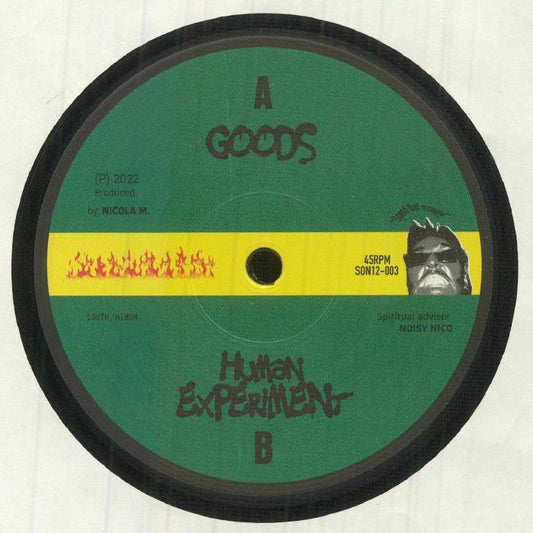 Nicolini – Goods / Human Experiment (12", South of North, 2022) Front Cover