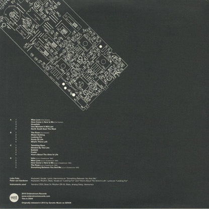 Nine Circles – The Early Days (2xLP, OnderStroom Records, 2019) Back Cover