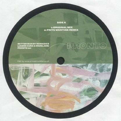 Nomadics – Better Man (12", Pronto, 2026) Front Cover