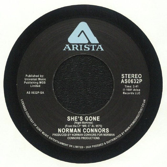 Norman Connors – She's Gone / Mr.C (7", Arista, 2024) Front Cover