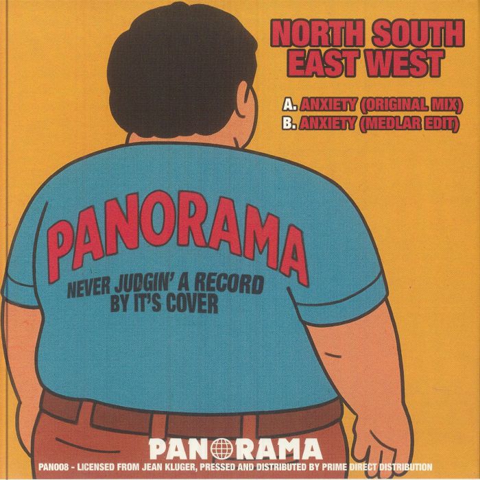 North South East West – Anxiety (7", PANORAMA, 2025) back cover