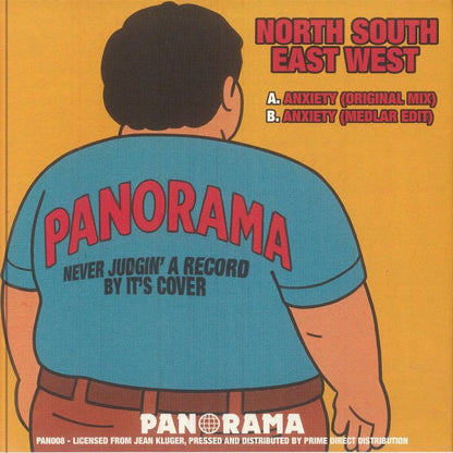 North South East West – Anxiety (7", PANORAMA, 2025) back cover