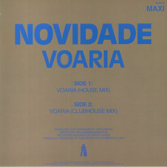 Novidade – Voaria (12", Isle Of Jura, 2022) Back Cover
