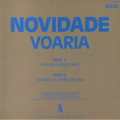 Novidade – Voaria (12", Isle Of Jura, 2022) Back Cover