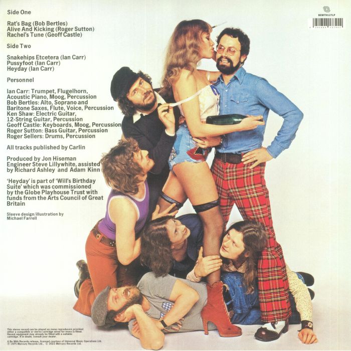 Nucleus – Snakehips Etcetera (LP, Be With Records, 2023) Back Cover