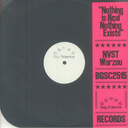 NVST Warzou – Nothing is Real, Nothing Exists (12", Big Science Records, 2025) Front Cover