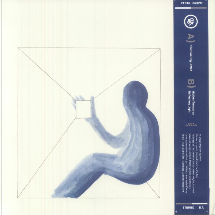 Ocean Moon – Shimmering States (12", Blue, Pinchy & Friends, 2025) back cover
