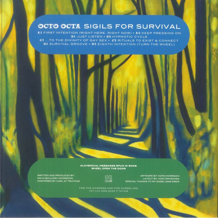 Octo Octa – Sigils For Survival (2x12", T4T LUV NRG, 2026) Back Cover