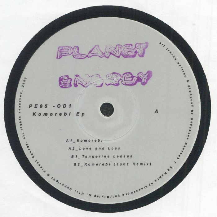 OD1 – PE05 (12", Planet Energy, 2025) Front Cover