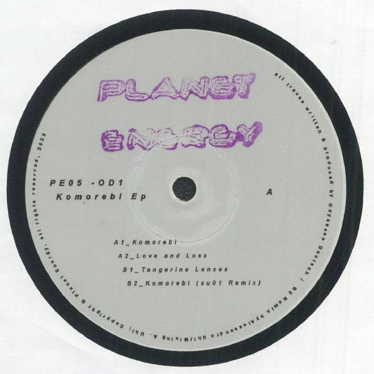 OD1 – PE05 (12", Planet Energy, 2025) Front Cover
