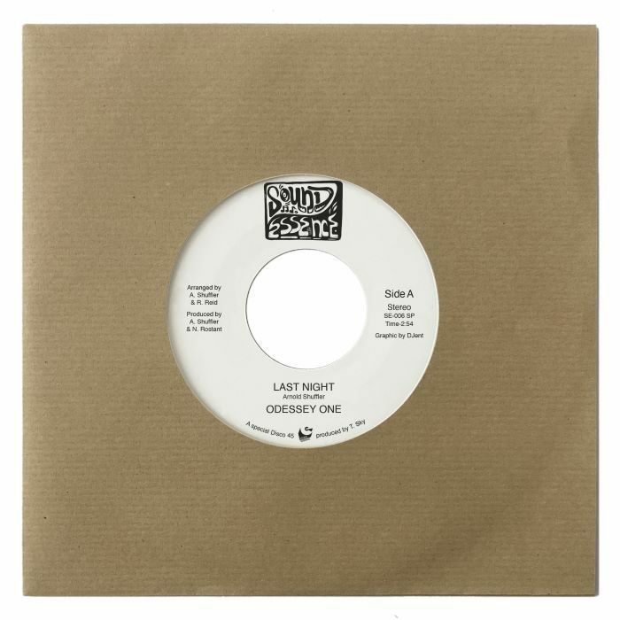 Odessey One – Last Night / Dance With Me (7", Sound Essence, 2025) Front Cover