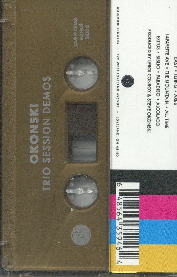 Okonski – Additions (Cassette, Colemine Records, 2026) Back Cover