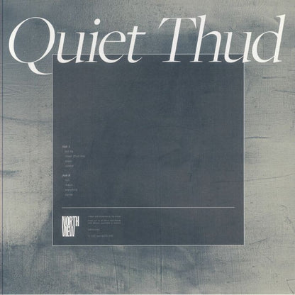 Oliver – Quiet Thud (LP, North View Records, 2025) Back Cover