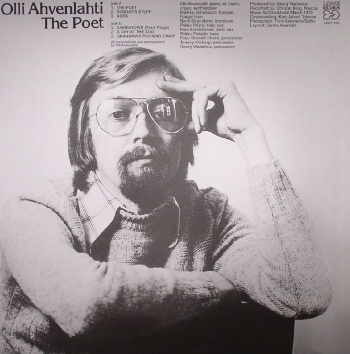Olli Ahvenlahti – The Poet (LP, Mr Bongo, 2014) Back Cover