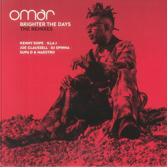 Omar – Brighter The Days - The Remixes (2xLP, BBE, 2026) Front Cover