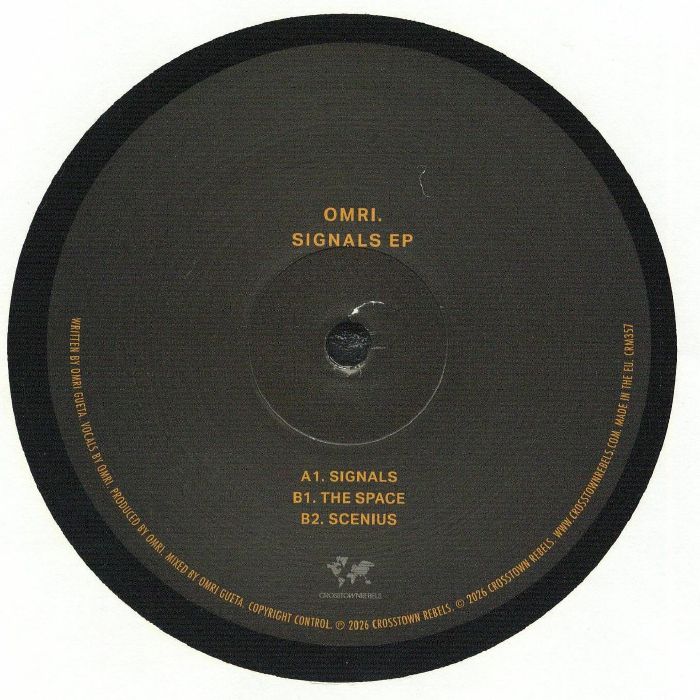 OMRI. – Signals EP (12", Crosstown Rebels, 2025) Back Cover