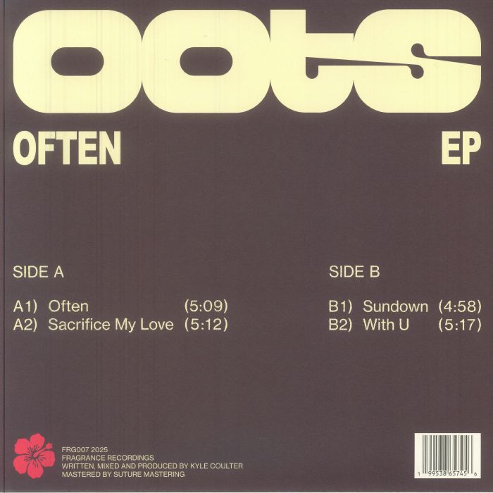 Oots – Often (12", Fragrance Recordings, 2025) Back Cover