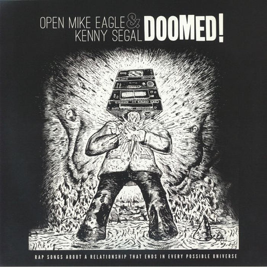 Open Mike Eagle & Kenny Segal – DOOMED! (LP, Backwoodz Studioz, 2026) Front Cover