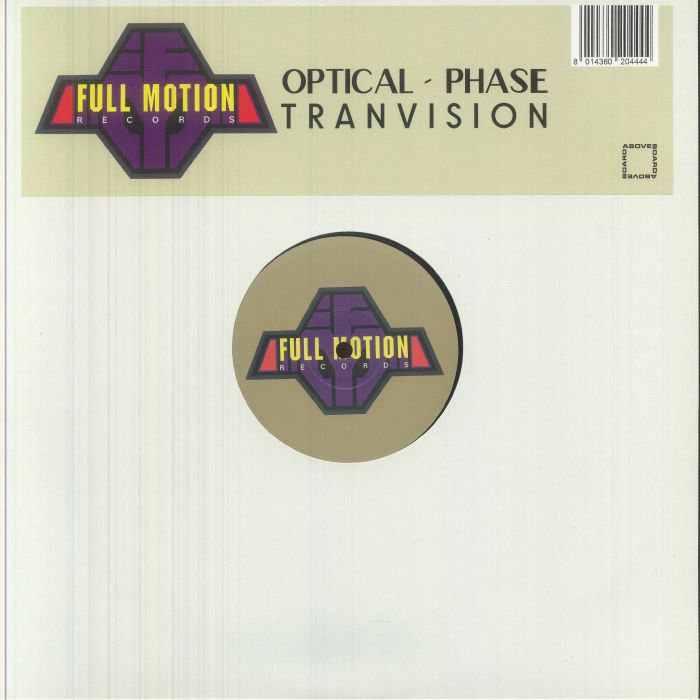 Optical Phase – Tranvision (12", Full Motion Records, 2026) Front Cover