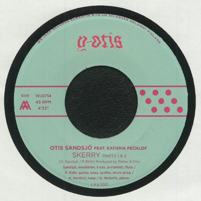 Otis Sandsjö Feat. Kathrin Pechlof – Tremendoce, Pt. 2 & 3 / Skerry  (7", We Jazz, 2021) Back Cover