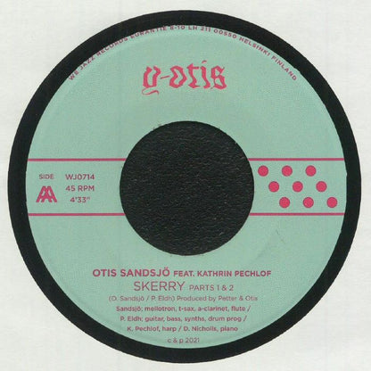 Otis Sandsjö Feat. Kathrin Pechlof – Tremendoce, Pt. 2 & 3 / Skerry  (7", We Jazz, 2021) Back Cover