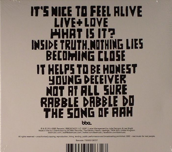 Otti Albietz – And The Voices (CD, BBE, 2014) Back Cover