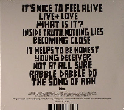 Otti Albietz – And The Voices (CD, BBE, 2014) Back Cover