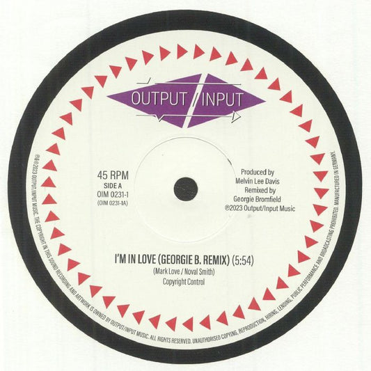 Output/Input – I'm In Love (Georgie B. Remix) (12", Output/Input Music, 2023) Front Cover