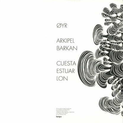 Øyr – Øyr (LP, Lomas Productions, 2022) Back Cover