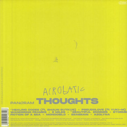 Panoram – Acrobatic Thoughts (LP, Running Back Incantations, 2022) Back Cover