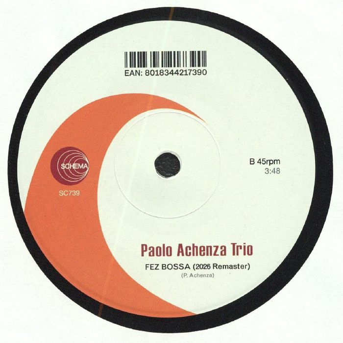Paolo Achenza Trio – Sweat (7", Schema, 2026) Back Cover