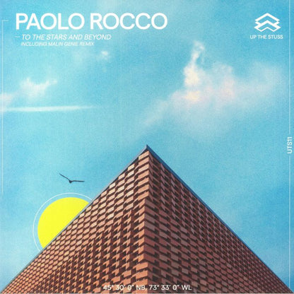 Paolo Rocco – To The Stars And Beyond (12", Yellow, Up The Stuss, 2022) Front Cover