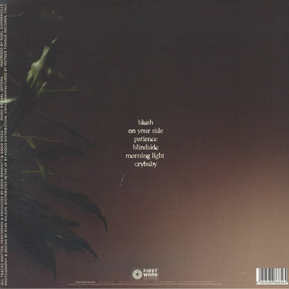 Papaya Noon – Through The Moods (12", First Word, 2026) Back Cover