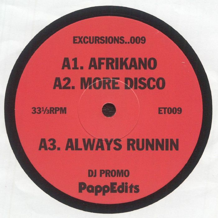 PappEdits – Excursions..009 (12", Excursions, 2026) Front Cover