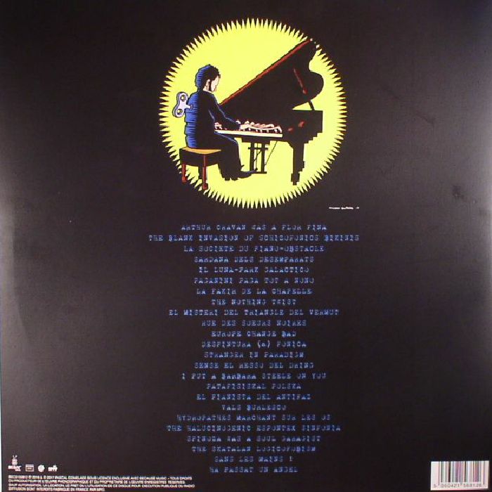 Pascal Comelade – Le Rocanrolorama Abrégé (2xLP+CD, Because Music, 2017) Back Cover