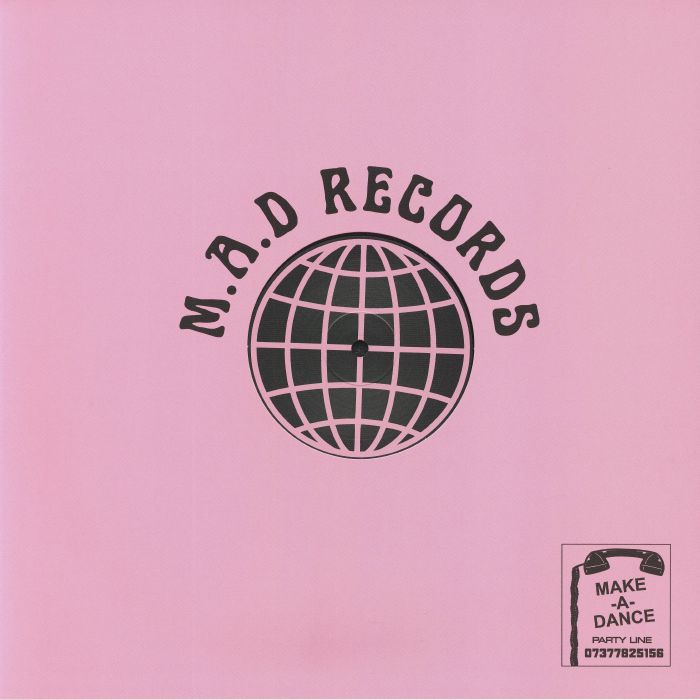 Pascal Moscheni – Make A Romance EP (12", M.A.D Records, 2026) Back Cover
