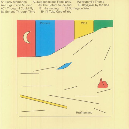 Patricia Wolf – Hrafnamynd (LP, Balmat, 2025) front cover