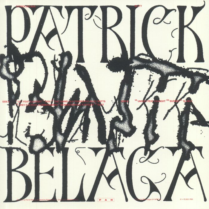 Patrick Belaga – Blutt (LP, Pan, 2021) Back Cover
