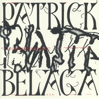 Patrick Belaga – Blutt (LP, Pan, 2021) Back Cover