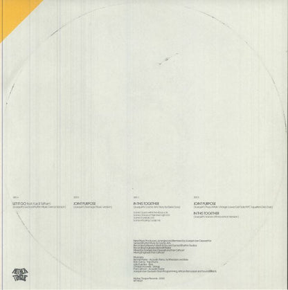 Patrick Gibin – Let It Go / Joint Purpose / In This Together (The Joaquin Joe Claussell Remixes) (2x12", Mother Tongue Records, 2025) Back Cover