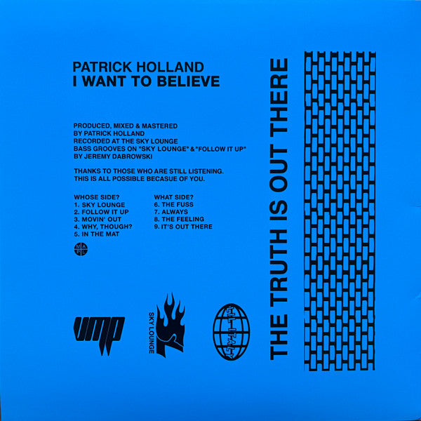 Patrick Holland – I Want To Believe (LP, Verdicchio Music Publishing, 2025) image 02