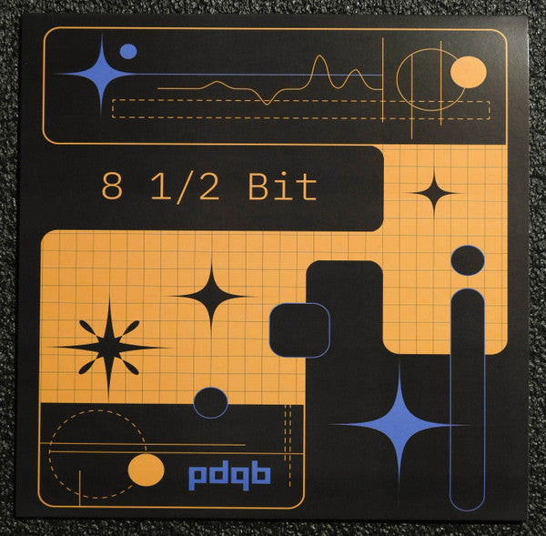 pdqb – 8 1/2 Bit (12", Blue & Orange Orbital Radiance, Synaptic Cliffs, 2024) Front Cover