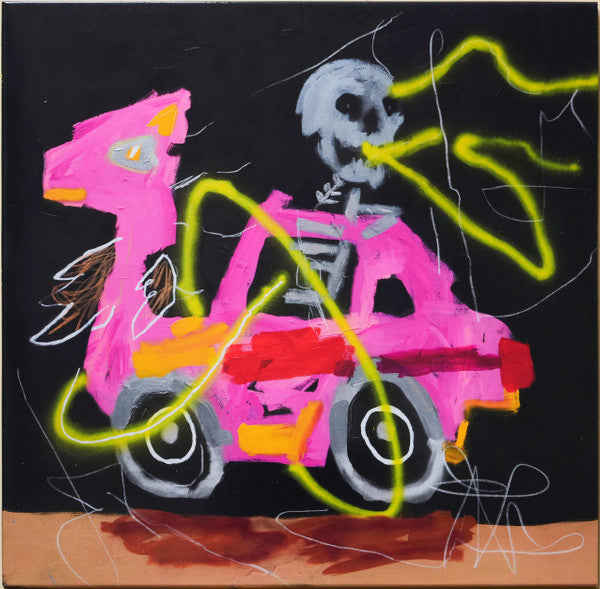 pdqb & DMX Krew – Guilty Pleasures (10", Pink & Orange & White & Black Smashed, Synaptic Cliffs, 2025) image 01