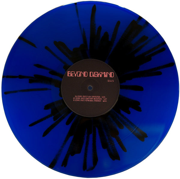 pdqb & Scape One – Beyond Diskmind (12", Blue w/ Black Splatter, 180g, Synaptic Cliffs, 2025) image 03