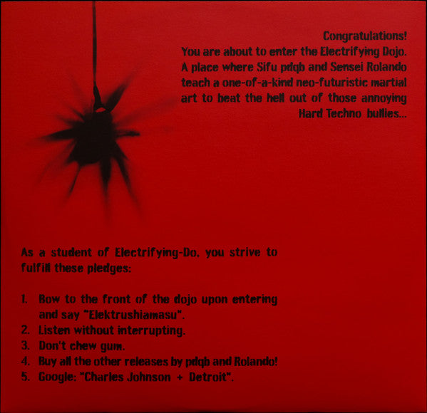 pdqb – The Electrifying Dojo (12", Red & Black, 180g, Synaptic Cliffs, 2025) image 05