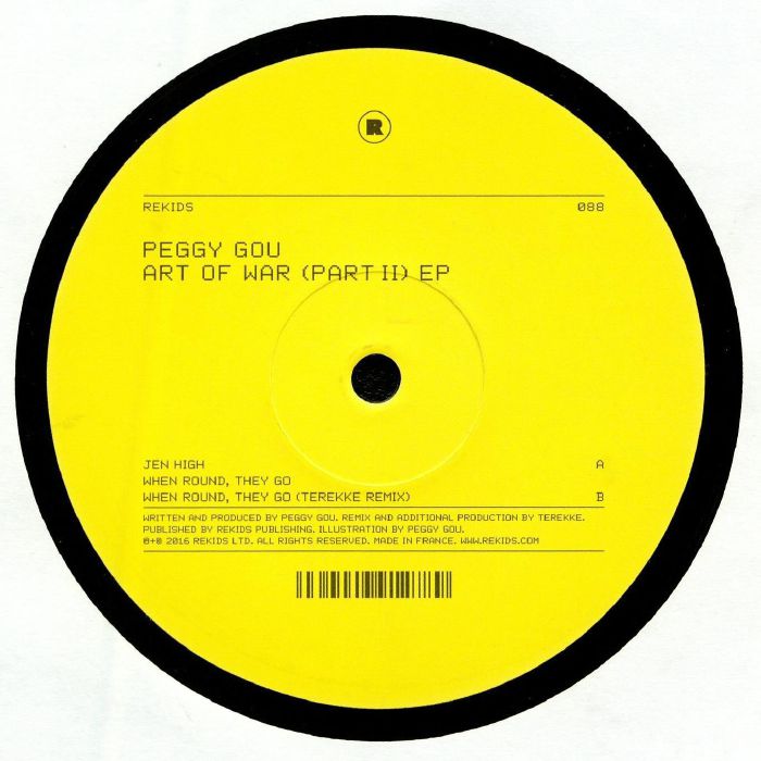 Peggy Gou – Art Of War (Part II) EP (12", REKIDS, 2016) Back Cover